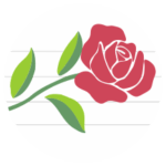 the iconic rose is about offering to share